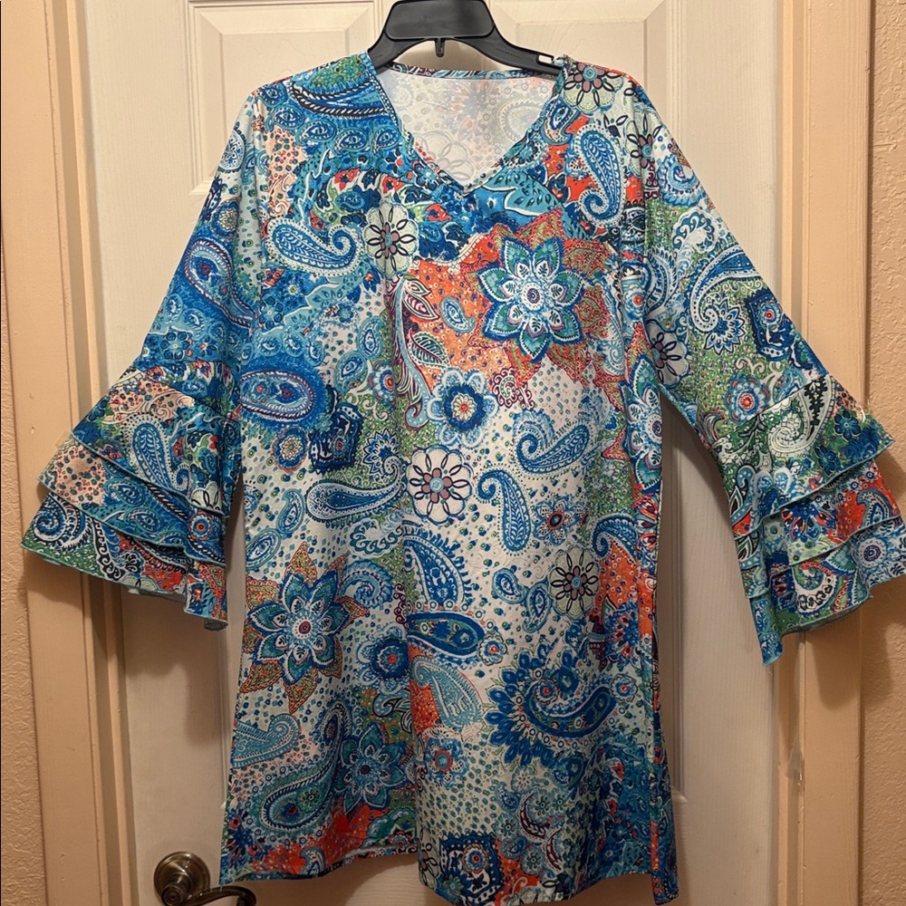 SHEIN Multicolor Paisley Dress